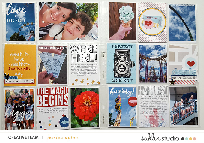 Project Life inspiration page  using Project Mouse: Main Street by Britt-ish Designs and Sahlin Studio