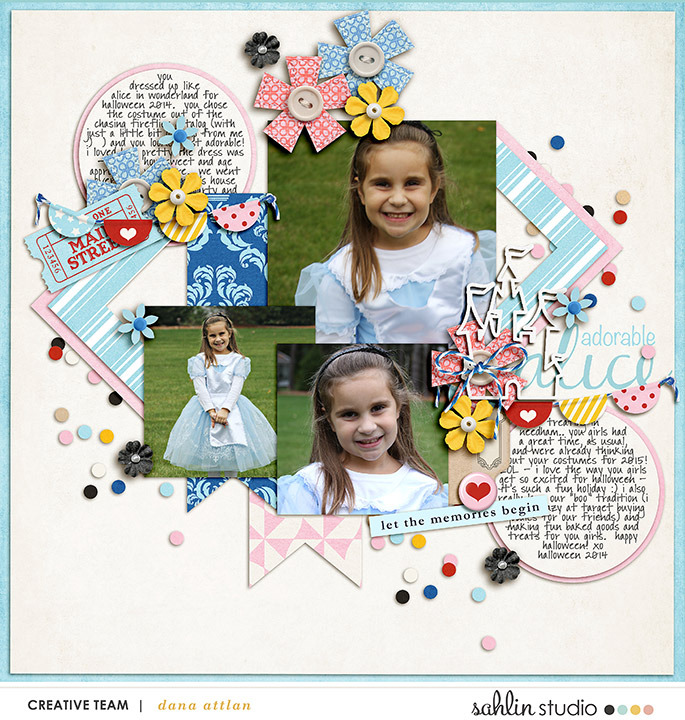 Disney Digital scrapbooking inspiration page  using Project Mouse: Main Street by Britt-ish Designs and Sahlin Studio