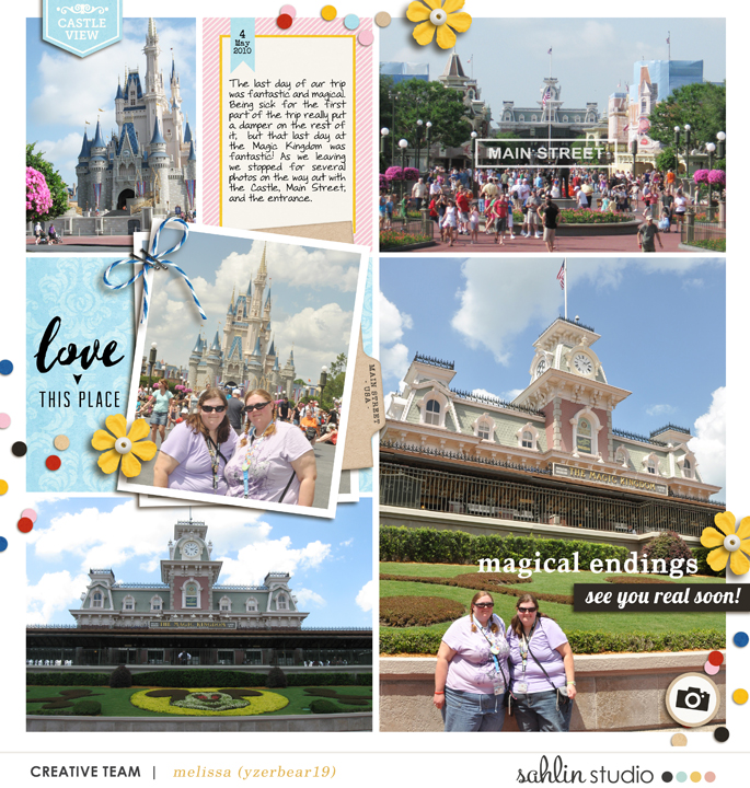 Project Life inspiration page by yzerbear19  using Project Mouse: Main Street by Britt-ish Designs and Sahlin Studio