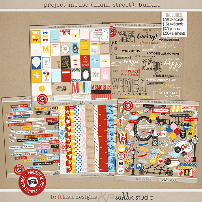 Sahlin Studio  Digital Scrapbooking DesignsProject Mouse: Washi