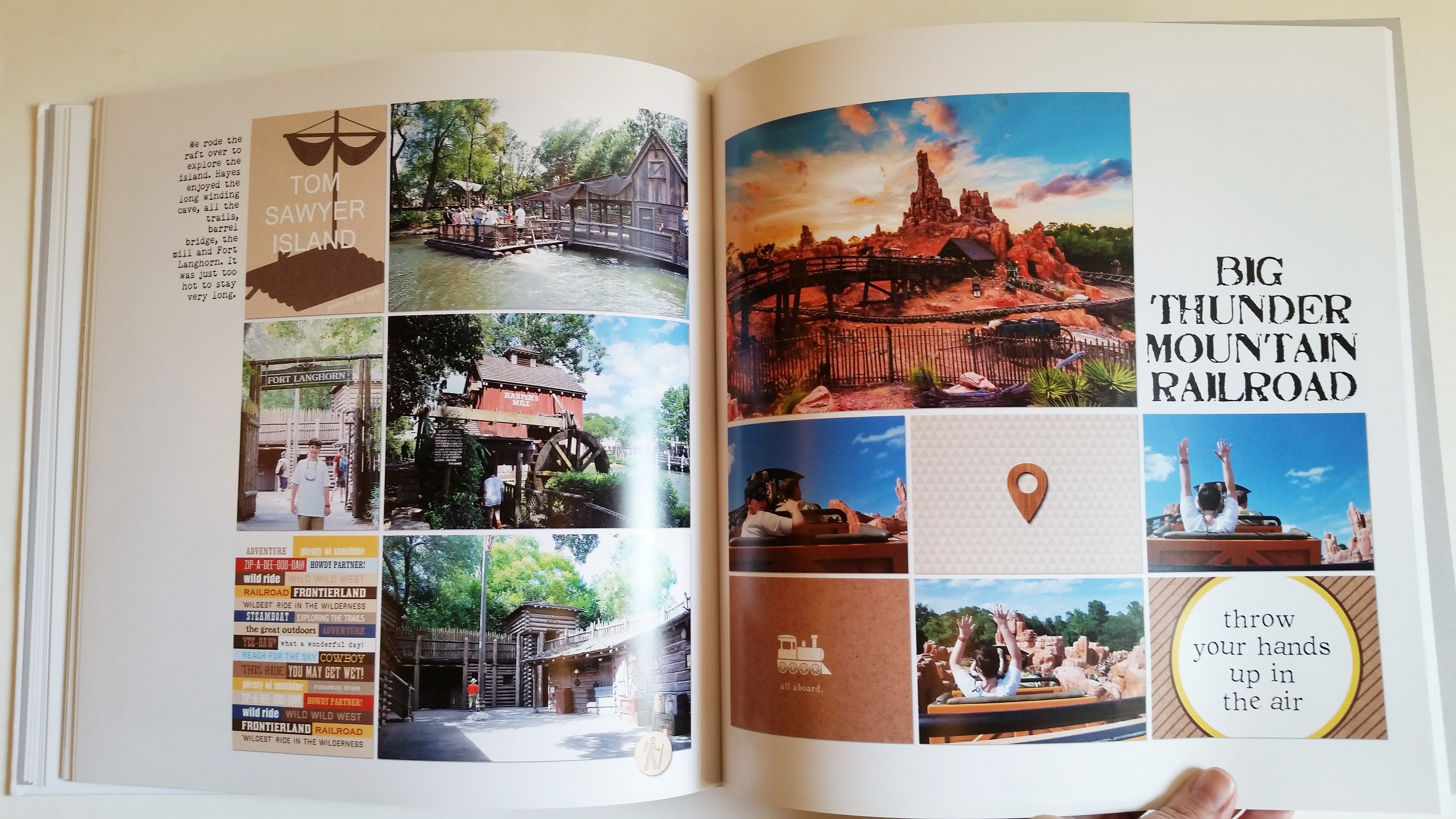 Sahlin Studio, Digital Scrapbooking DesignsA Disney / Universal Vacation -  A Printed Album - Sahlin Studio