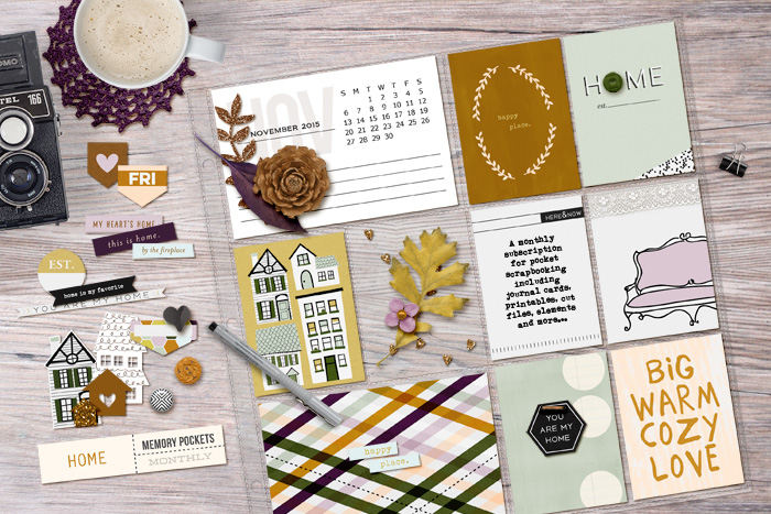 Memory Pockets Monthly | Home by The LilyPad and Sahlin Studio