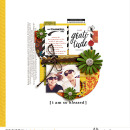 Gratitude Digital Scrapbook layout featuring MPM: Home and Gather by Sahlin Studio