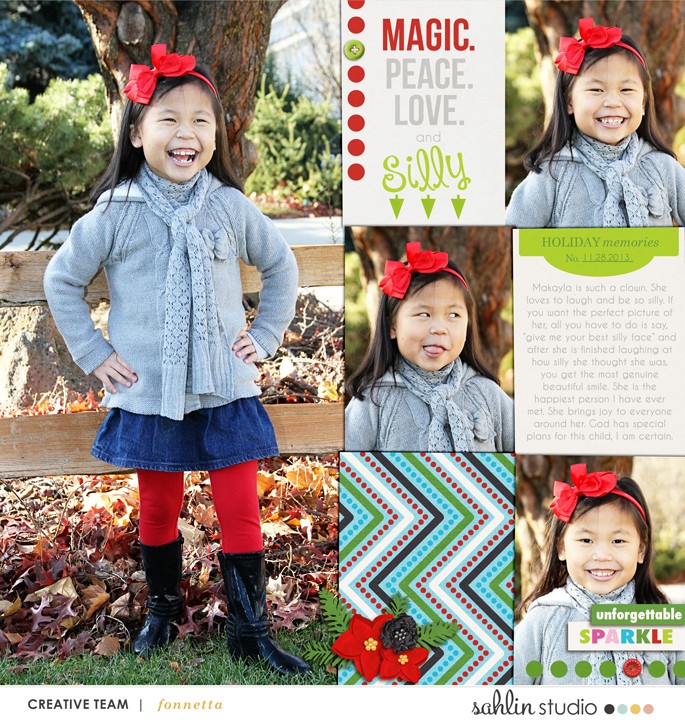 digital scrapbooking layout created by fonnetta featuring Project Mouse (Christmas) by Britt-ish Designs and Sahlin Studio