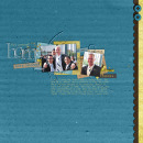 digital scrapbook layout featuring Snipettes: Fall by Sahlin Studio