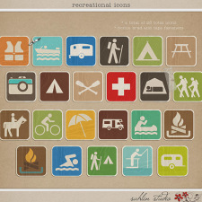 Recreational Icons by Sahlin Studio
