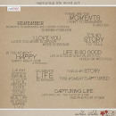Capturing Life Word Art by Sahlin Studio
