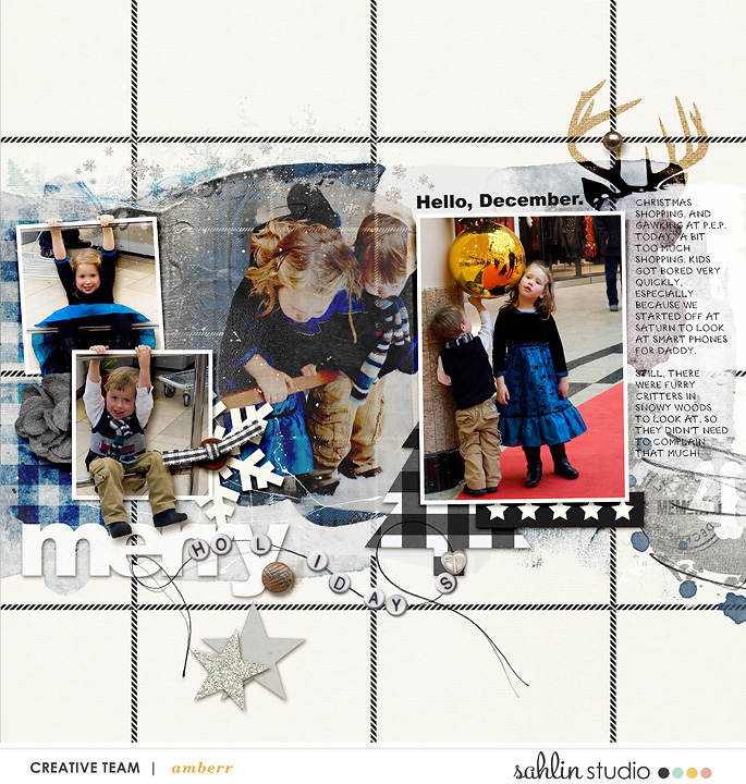 digital scrapbook layout by amberr featuring Mad For Plaid by Sahlin Studio