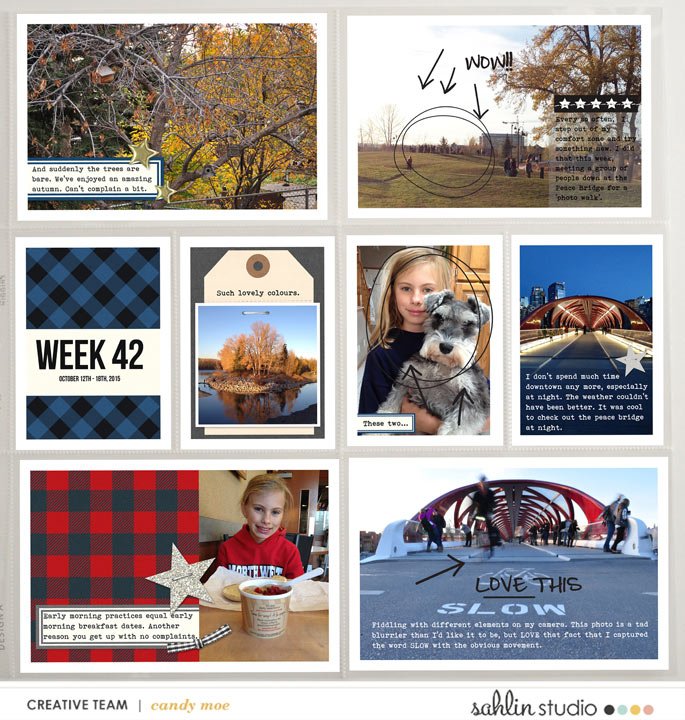 digital pocket scrapbook layout by ctmm4 featuring Mad For Plaid by Sahlin Studio