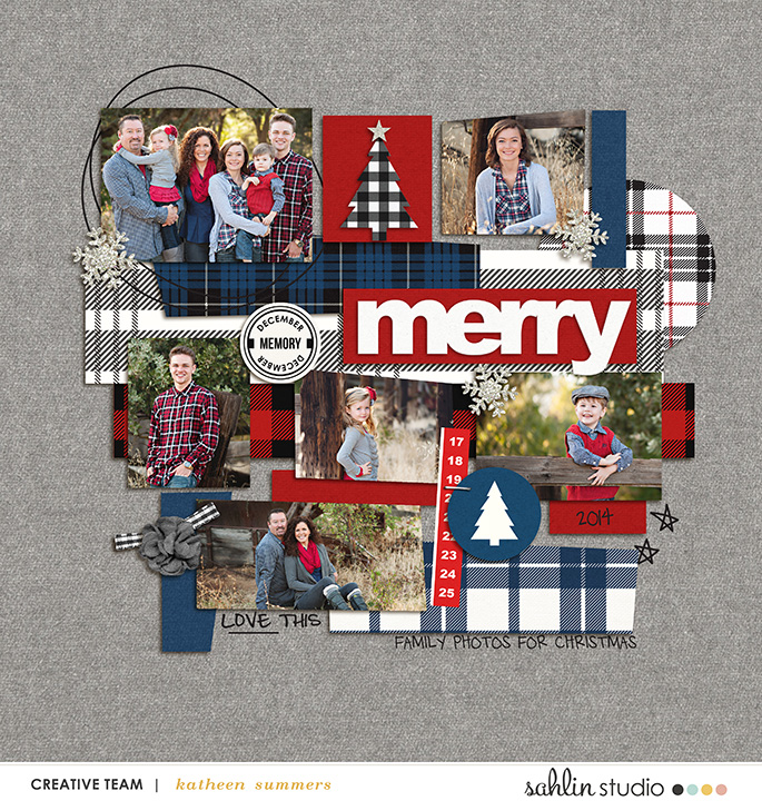 digital scrapbook layout by kathleen.summers featuring Mad For Plaid by Sahlin Studio