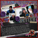 digital scrapbooking layout featuring New Year's Eve Collection by Valorie Wibbens and Sahlin Studio