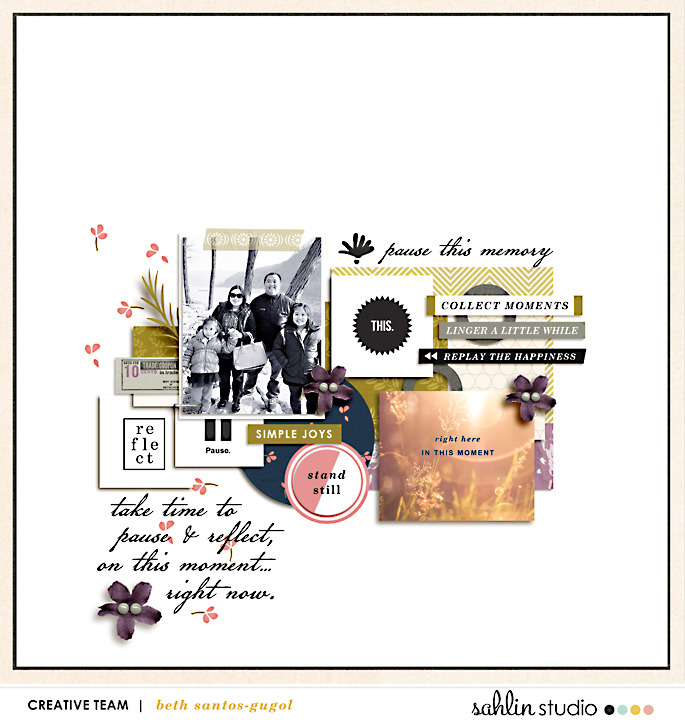 Digital scrapbooking layout by kewl_jive using Pause by Sahlin Studio