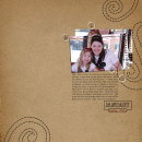 digital scrapbooking layout featuring Stamped Dates by Sahlin Studio