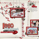 digital scrapbooking layout featuring Striped Candy Alpha by Sahlin Studio