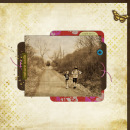 digital scrapbook layout featuring Whispers: Fall by Sahlin Studio