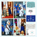 Disney's Frozen meet and greet digital Project Life layout featuring Project Mouse: Ice by Britt-ish Designs and Sahlin Studio