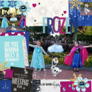 Disney's Frozen Digital Scrapbook page featuring Project Mouse: Ice by Britt-ish Designs and Sahlin Studio