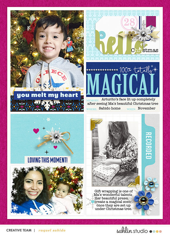 Holidays digital Project Life layout featuring Project Mouse: Ice by Britt-ish Designs and Sahlin Studio 