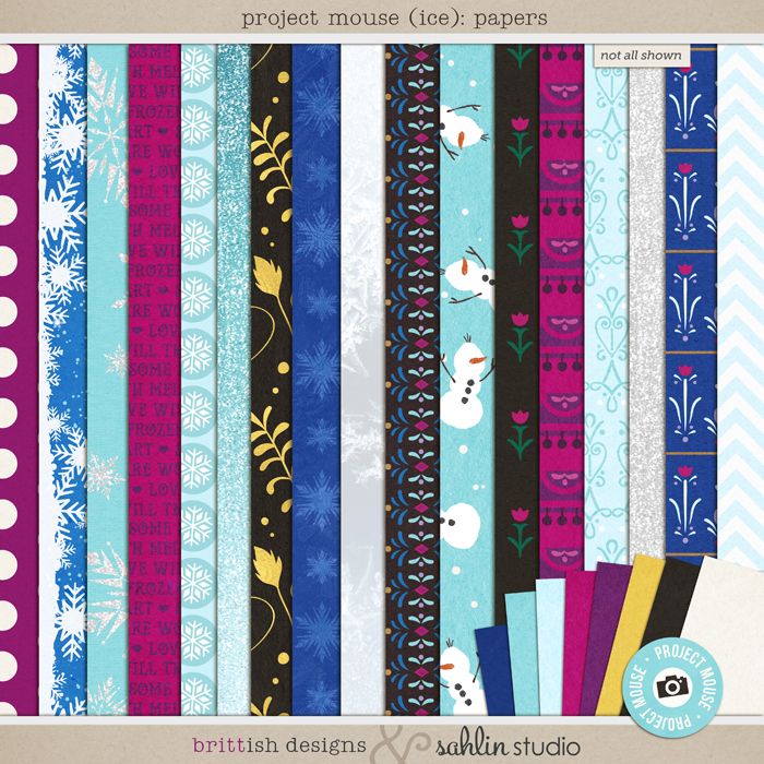 Sahlin Studio, Digital Scrapbooking DesignsProject Mouse: Washi Tape -  Sahlin Studio