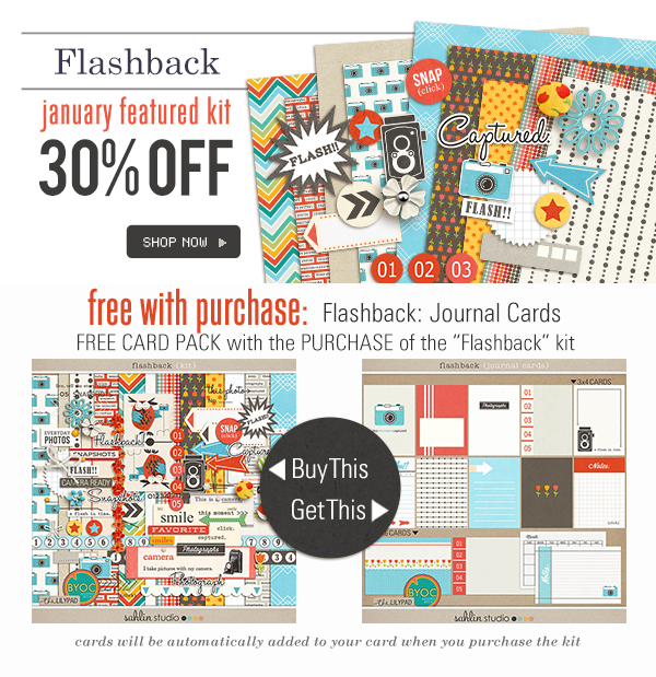 January 2016 Featured Product - Flashback 30%OFF