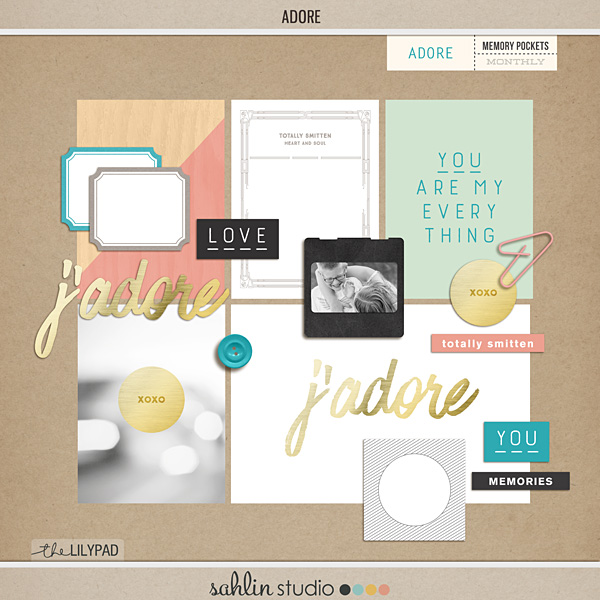 Memory Pockets Monthly (MPM) Kit & Journal Cards Subscription | ADORE at the LilyPad - Perfect for Project Life albums!!