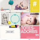 Totes Adorbs Digital Project Life page using Totes Adorbs by Sahlin Studio