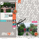 #Work digital scrapbooking page using Love your Body by Sahlin Studio