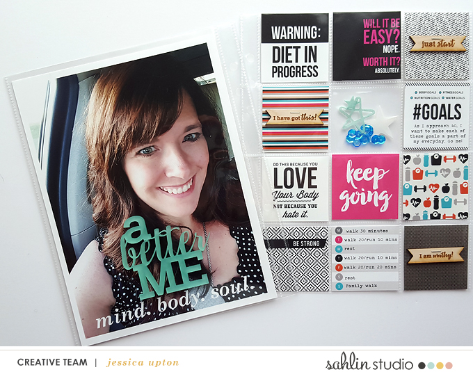 Sahlin Studio, Digital Scrapbooking DesignsLove Your Body, April '17  Featured Product - Sahlin Studio