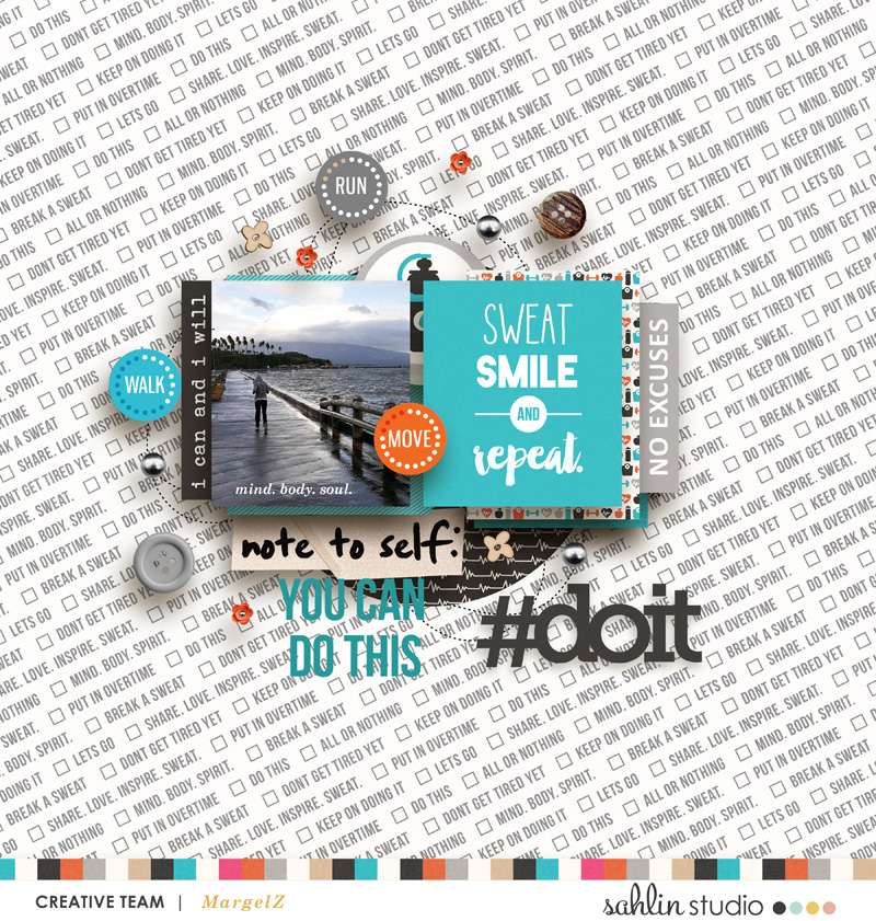 Sahlin Studio, Digital Scrapbooking DesignsLove Your Body (Kit) - Sahlin  Studio