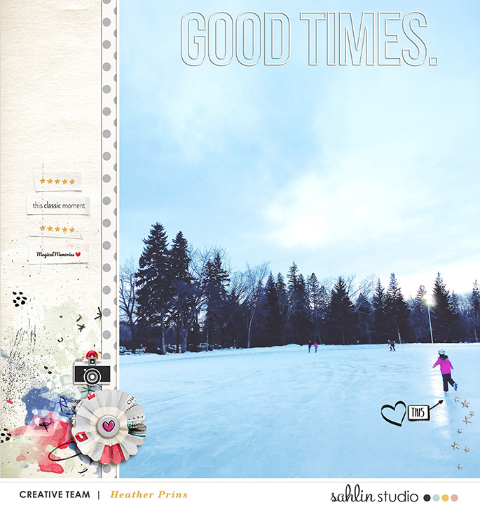 Good Times digital scrapbooking page  using  Project Mouse: Classic by Britt-ish Designs and Sahlin Studio