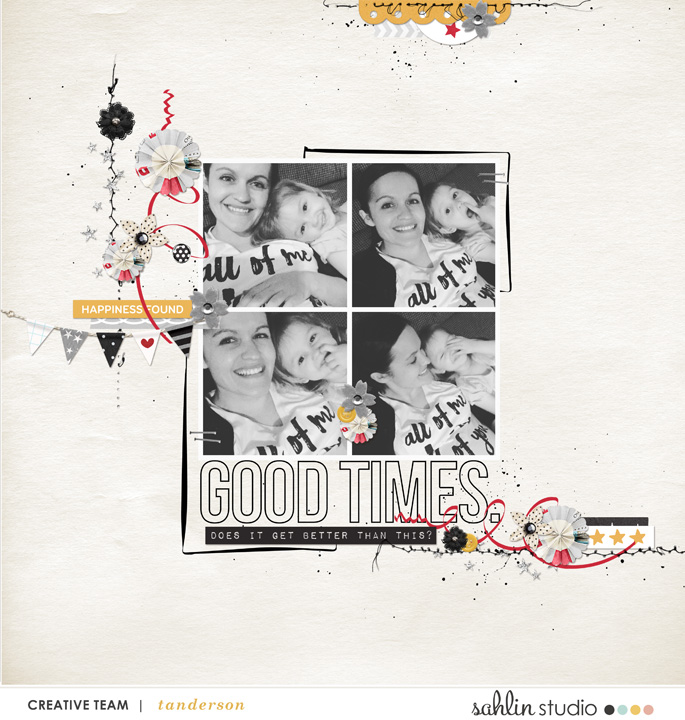 Good Times digital scrapbooking page using  Project Mouse: Classic by Britt-ish Designs and Sahlin Studio