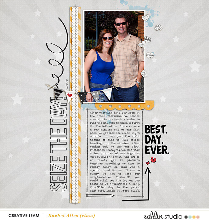Best Day Ever digital scrapbooking page  using  Project Mouse: Classic by Britt-ish Designs and Sahlin Studio