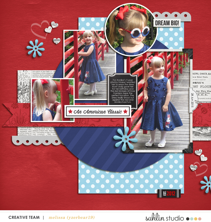 Dream Big digital scrapbooking page using  Project Mouse: Classic by Britt-ish Designs and Sahlin Studio