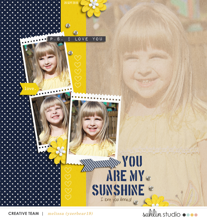 digital scrapbook layout created by yzerbear19 featuring P.S. I Love You by Sahlin Studio
