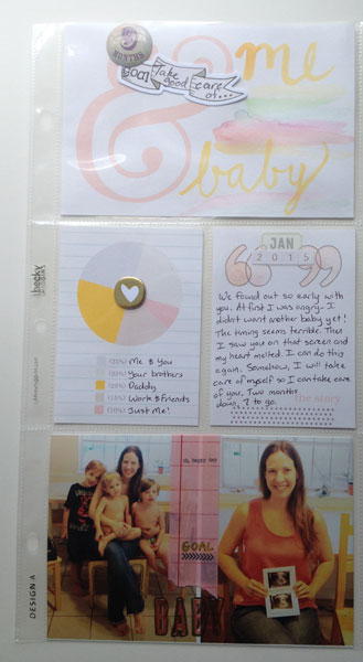 Project Life page using Drift Away by Sahlin Studio