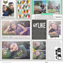 Like digital project life page using Photo Journal No.2 (4x6" Templates) by Sahlin Studio