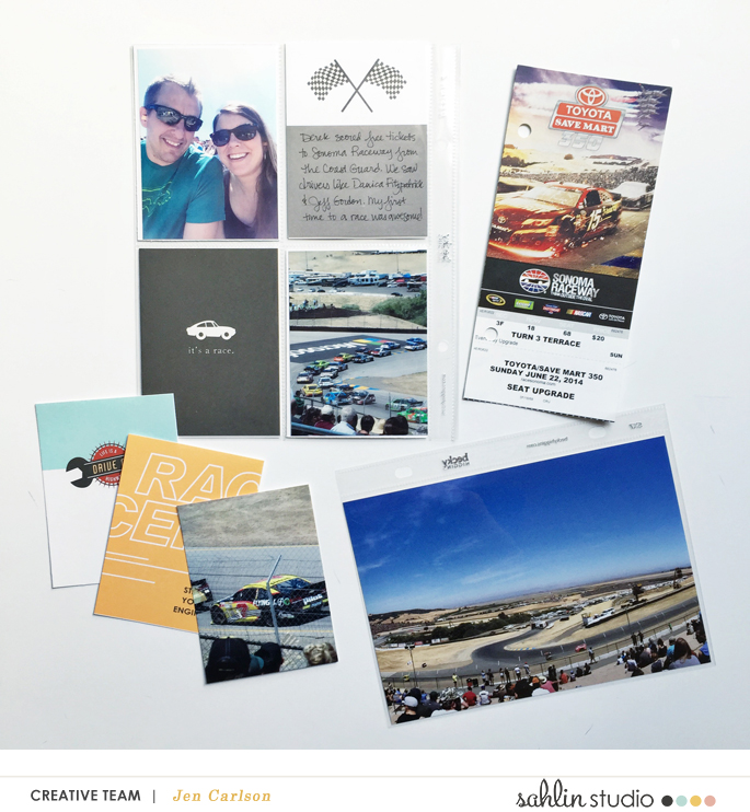 Toyota Save Mart hybrid pocket scrapbooking page using Project Mouse (Cars) by Britt-ish Designs and Sahlin Studio