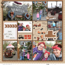 Disney's Tow-Mater digital pocket scrapbooking page using Project Mouse (Cars) by Britt-ish Designs and Sahlin Studio