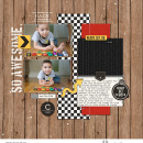 Car Collection digital scrapbooking page using Project Mouse (Cars) by Britt-ish Designs and Sahlin Studio