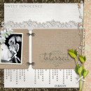 layout featuring Blessed by Sahlin Studio