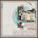 layout featuring Candy Flowers by Sahlin Studio