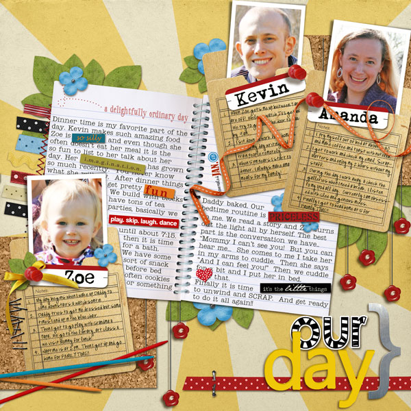 layout featuring Snipettes: Enjoy the Moment by Sahlin Studio