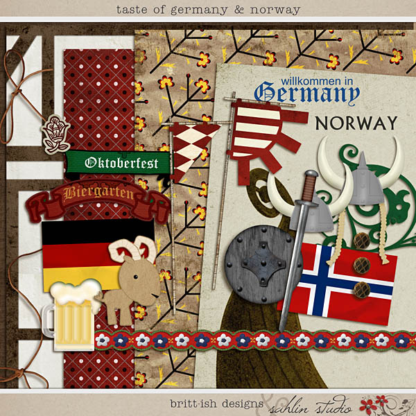 Taste of Germany & Norway by Britt-ish Designs and Sahlin Studio