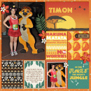 Animal Kingdom Timon Meet and Greet digital pocket scrapbooking page by heather using Project Mouse: Animal by Britt-ish Designs and Sahlin Studio