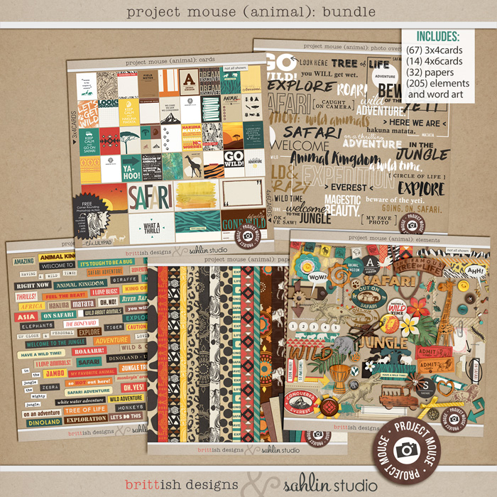 Sahlin Studio, Digital Scrapbooking DesignsProject Mouse: Washi Tape -  Sahlin Studio