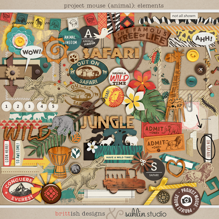 Sahlin Studio, Digital Scrapbooking DesignsProject Mouse (Wizarding) - Kit  and Journal Cards - Sahlin Studio