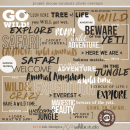 Project Mouse: Animal Photo Overlays Word Art by Britt-ish Designs and Sahlin Studio - Perfect for documenting Project Life for Animal Kingdom, safari,