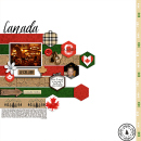 O' Canada Digital Scrapbook Layout page using Project Mouse (World): Canada by Britt-ish Design and Sahlin Studio