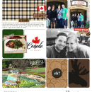 Disney Epcot Canada Lecellier Digital Scrapbook Layout page using Project Mouse (World): Canada by Britt-ish Design and Sahlin Studio
