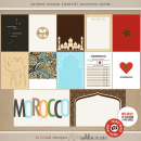Project Mouse (World): Morocco Journal Cards by Britt-ish Design and Sahlin Studio - Perfect for your Project Life or Project Mouse Disney Epcot Album!